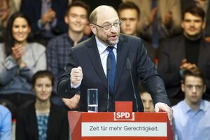Martin Schulz bei seiner Nominierung
