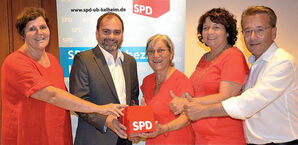 Kirsten Reiter, Stephan Schweiger, Johanna Werner-Muggendorfer, Ruth Müller MdL, Horst Hartmann