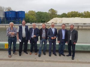 v.li. Hans Kleehaupt, Peter Hagenauer, Willi Dürr, Georg Huber, Ismail Ertug, Horst Hartmann, Stephan Schweiger